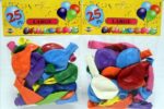 Busta da 25 palloncini large multicolore