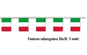 Festone Italia PVC rettangolare