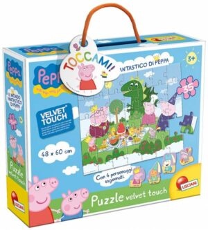 Peppa Pig Puzzle 35 pezzi Velvet Touch Il Mondo Fantastico di Peppa LISCIANI