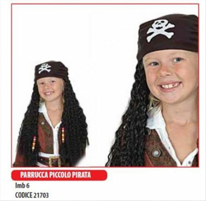 Parrucca Bambino Pirata