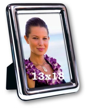 Cornice portafoto color argento misura 13 x 18 cm.