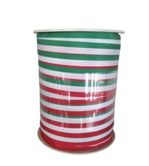 Nastro in tessuto tricolore 50m
