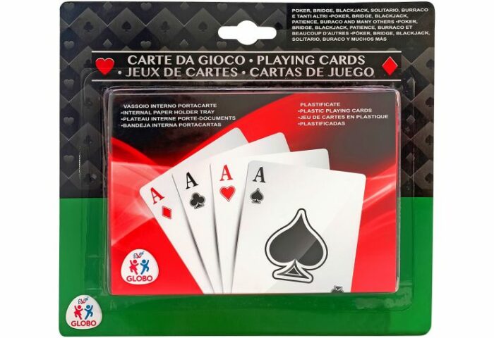 Mazzo di carte da gioco Poker Globo 2 Mazzi