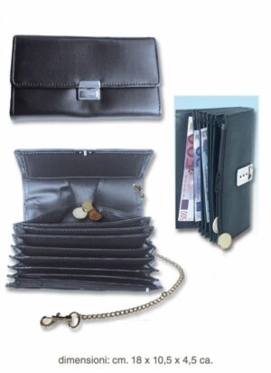 Tasconcino con cerniera in colore nero