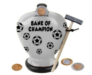 Salvadanaio squadra bianconera