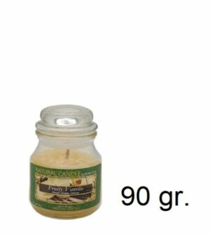 Candela profumata NATURE CANDLE 90gr Fragranza Fruity Vanilla