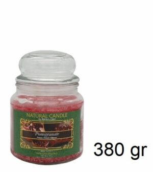 Candela Profumata NATURE CANDLE 380 gr Fragranza Pomegranate