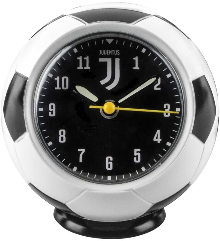 Sveglia Pallone al quarzo analogica Juventus diametro 9 cm