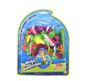 Blister con 200 palloncini colorati bombe ad acqua