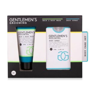 Confezione regalo gentlemen's doccia shampoo, corpo spray