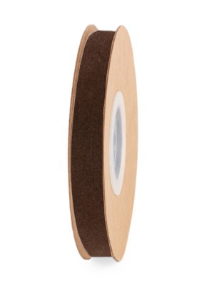 rondella DOUBLE VELVET in velluto largo 15 mm lungo 10 metri colore MARRONE