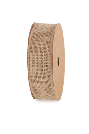 rondella DAPHNE in yuta largo 38 mm lungo 10 metri colore NATURALE