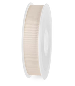 rocchetto in tessuto GROS GRAIN alto 25 millimetri e lungo 25 metri colore BEIGE