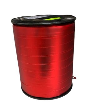 Bobina di nastro lungo 250 mt e largo 10 mm colore ROSSO satinato