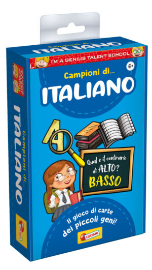 I'm a genius carte Campioni di Italiano Lisciani