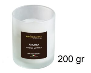 Candela Profumata NATURE CANDLE Linea Atelier 200 gr Fragranza Angora