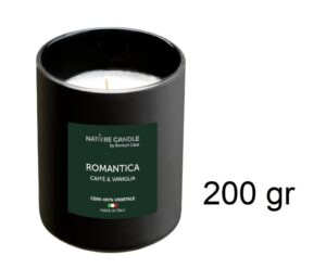 Candela Profumata NATURE CANDLE Linea Essenza 200 gr Fragranza Romantica