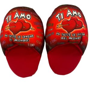 PANTOFOLONI AMORE TI AMO 7543