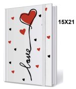 NOTES Taccuino LOVE CUORICINI A5