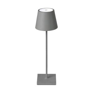 Lampada da tavolo alluminio T-ILLUMINO MIA colore Argento