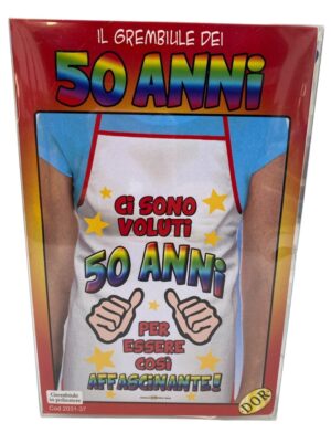Grembiule dei 50 anni