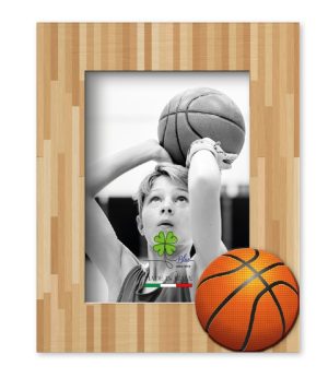 Portafoto legno misura 13x18 disegno Basket