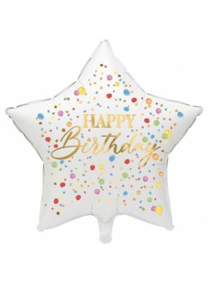 Pallone Mylar STELLA happy birthday diametro 45 cm