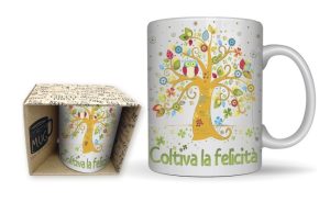 Tazza in ceramica MUG - Coltiva la felicità