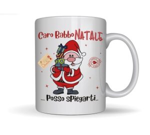 Tazza natalizia - Caro Babbo Natale