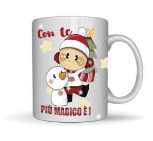 Tazza natalizia - Con te più magico è