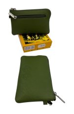 Portachiavi in vera pelle CONTE MASSIMO con rfid colore verde