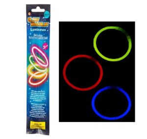 3 Bracciali luminosi - colori assortiti
